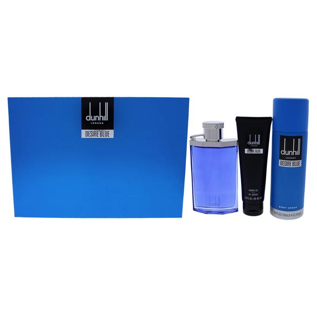 Desire Blue by Alfred Dunhill for Men - 3 Pc Gift Set, Product image 1