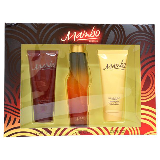 Mambo by Liz Claiborne for Men - 3 Pc Gift Set 3.4oz Cologne Spray, 3.4oz Body Moisturizer, 3.4oz Hair and Body Wash, Product image 1
