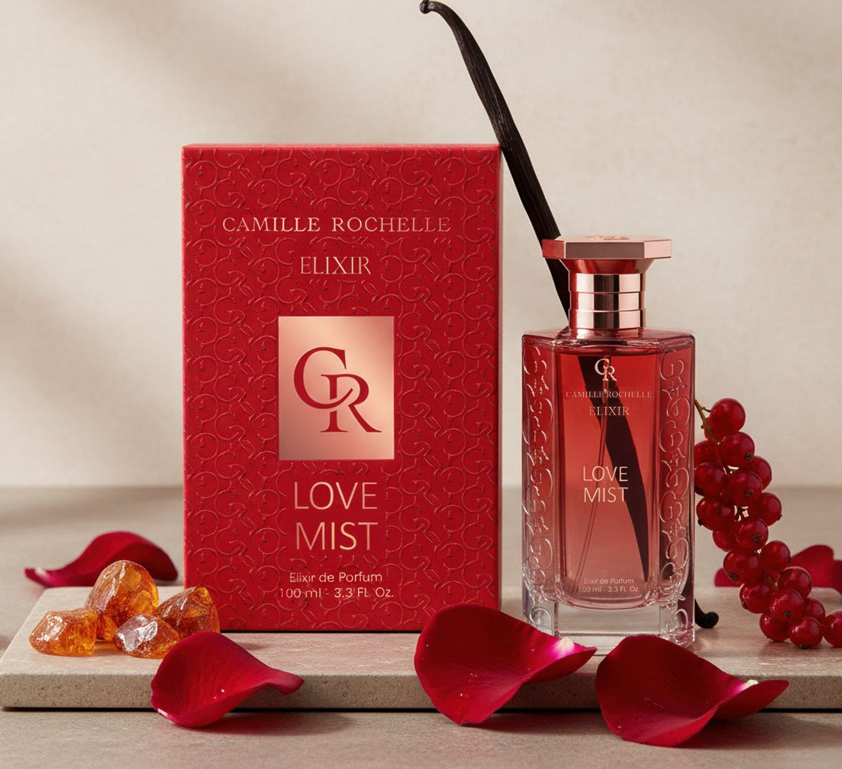 Love Mist Scent Box and Bottle