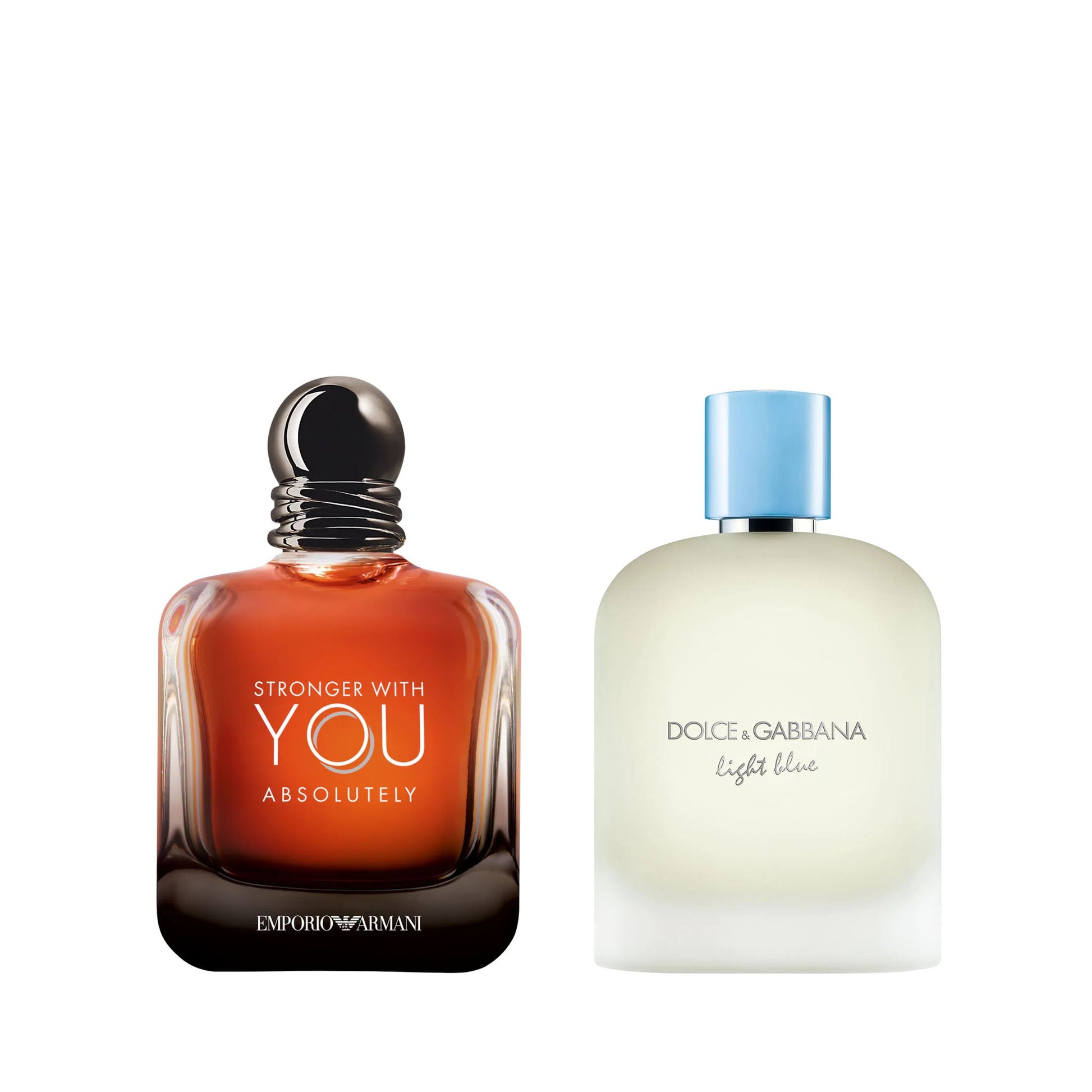 Stronger With You Absolutely by Giorgio Armani and Light Blue by Dolce and Gabbana, Product image 1