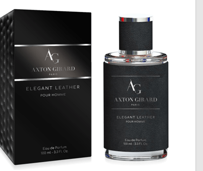 Elegant Leather Eau de Parfum Spray for Men by Axton Girard, Product image 1