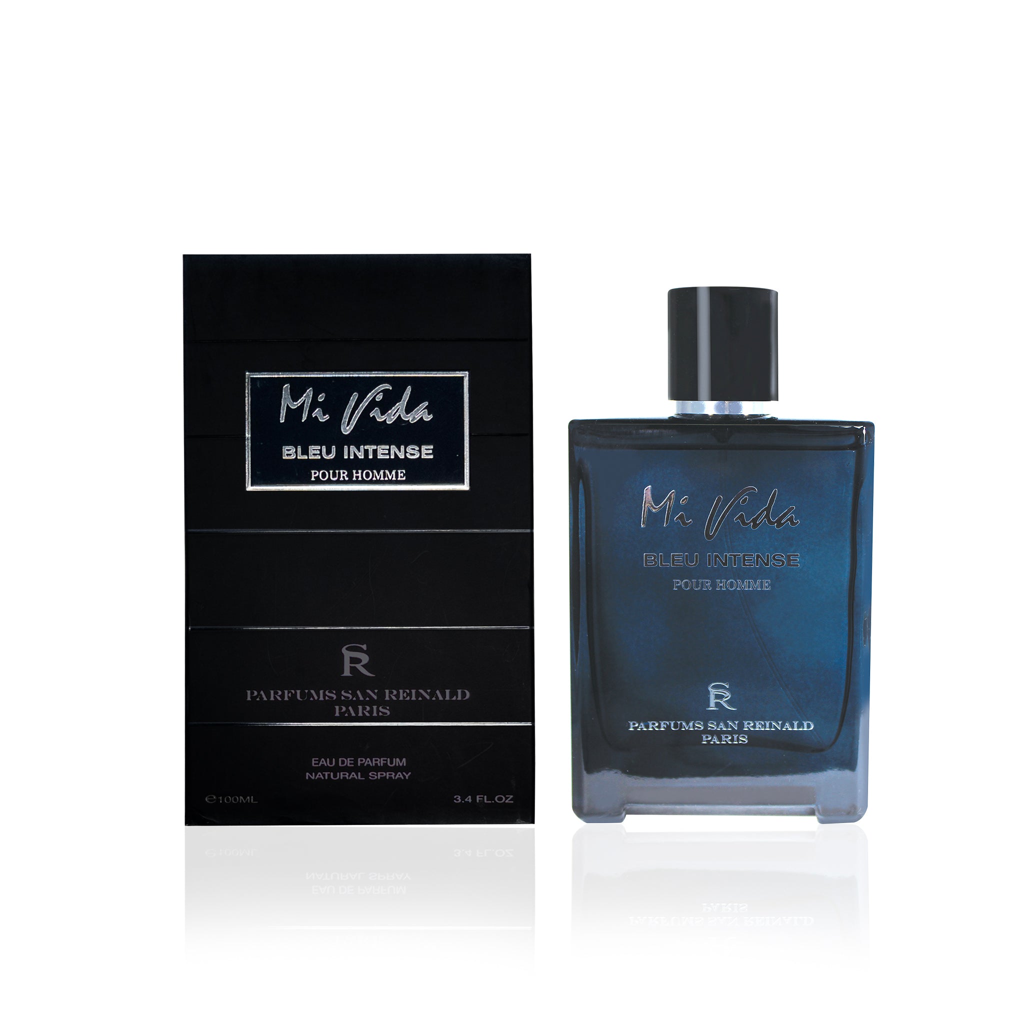 Mi Vida Bleu Intense Eau de Parfum Spray for Men - 3.4 oz. (Cologne) | by Fragrance Outlet