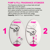 Pump And Fill Fragrance Atomizer