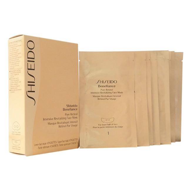Benefiance Pure Retinol Intensive Revitalizing Face Mask by Shiseido for Unisex - 4 Pairs Mask, Product image 1