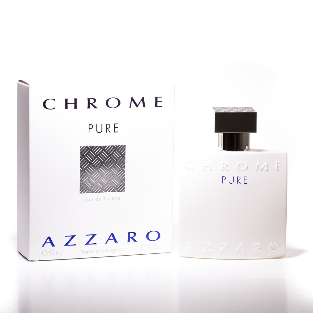 Chrome Pure Eau de Toilette Spray for Men by Azzaro 1.7 oz.