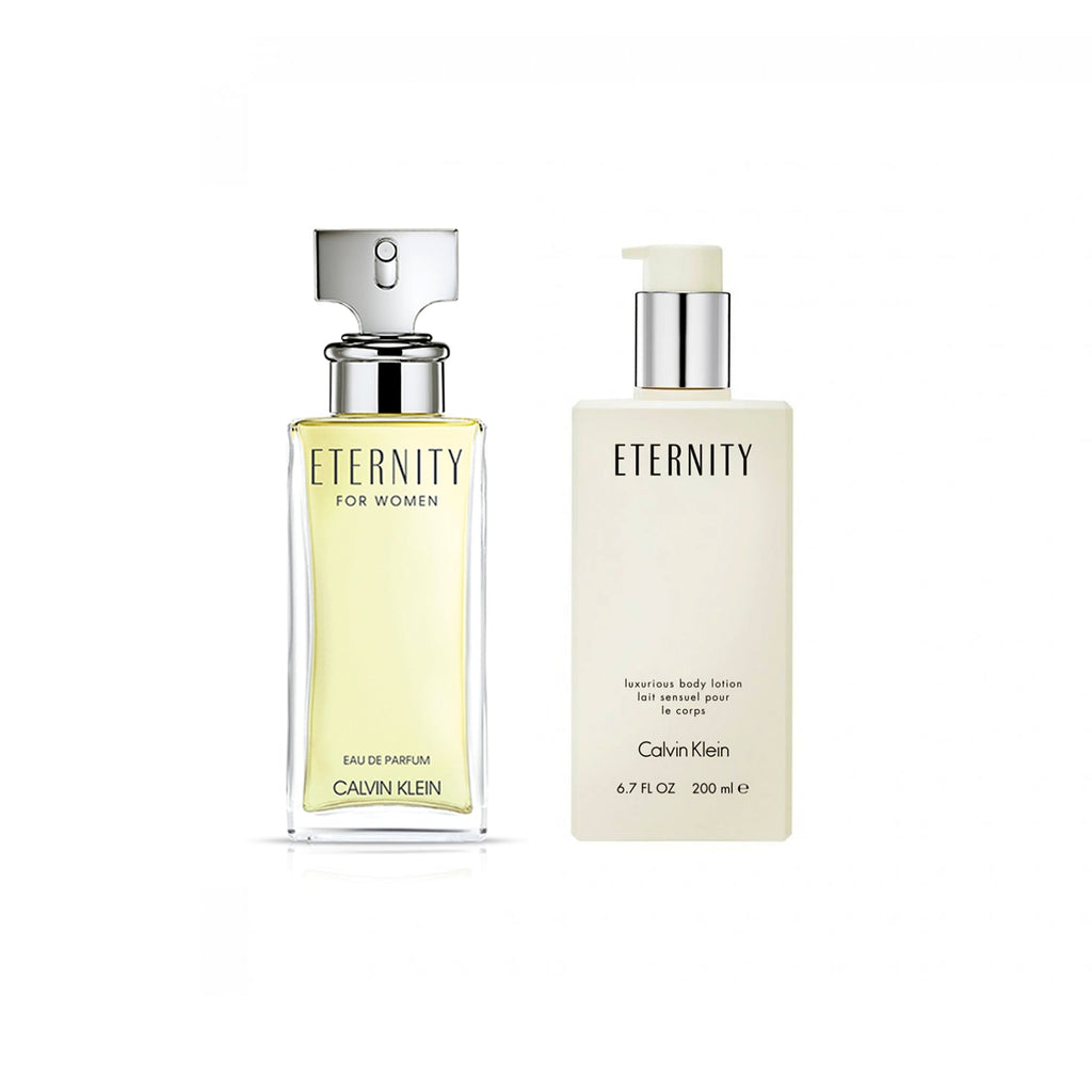 Bundle for Women: Eternity Eau de Parfum and Body Lotion by Calvin Klein