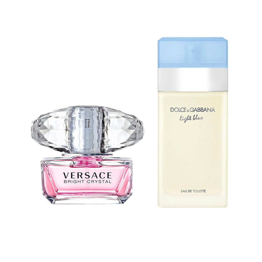 pengeoverførsel salvie radikal Bundle for Women: Bright Crystal by Versace and Light Blue by D&G –  Fragrance Outlet