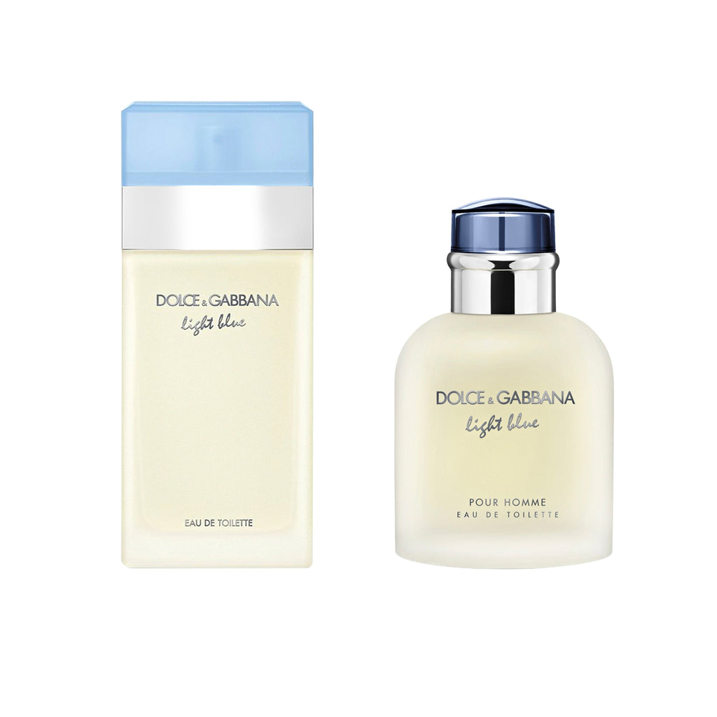 Bundle Deal His & Hers: Light Blue by Dolce & Gabbana for Men and Wome –  Fragrance Outlet