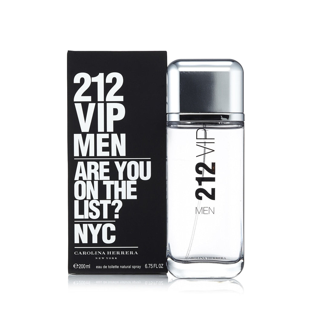 212 Vip Men Eau de Toilette Spray for Men by Carolina Herrera 6.7 oz.