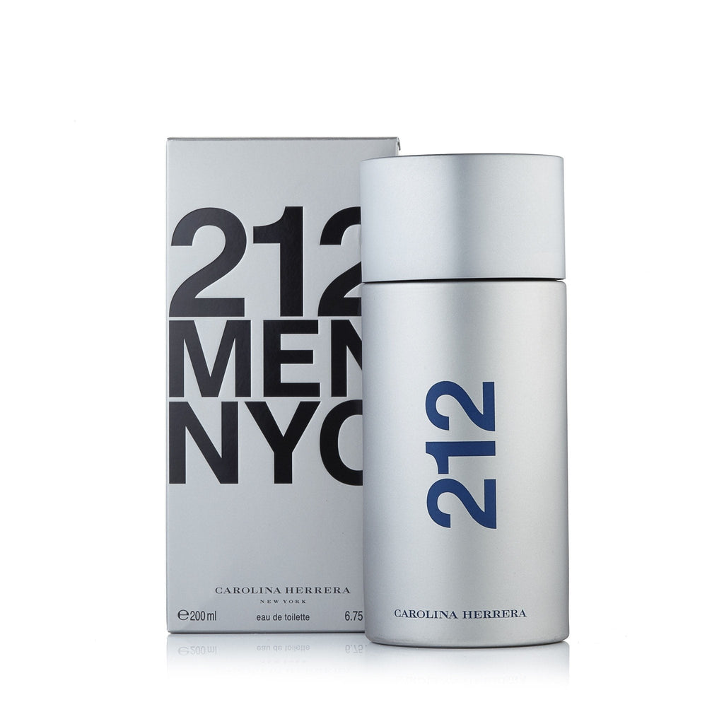 212 Men Eau de Toilette Spray for Men by Carolina Herrera 6.7 oz.