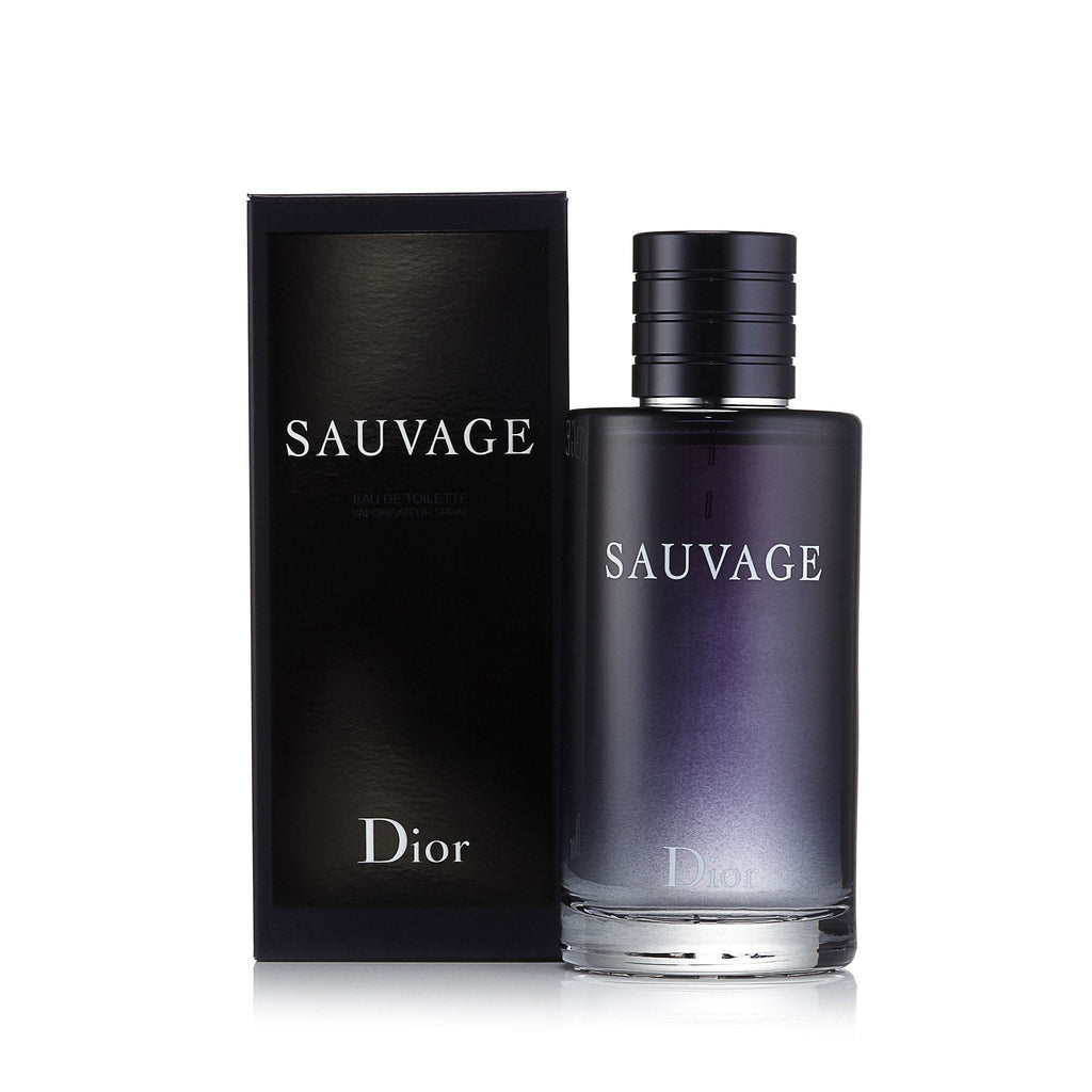 Sauvage Eau de Toilette Spray for Men by Dior 6.8 oz.