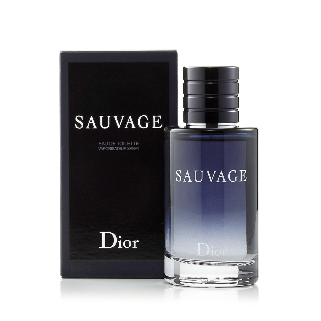 Sauvage Eau de Toilette Spray for Men by Dior 3.4 oz.