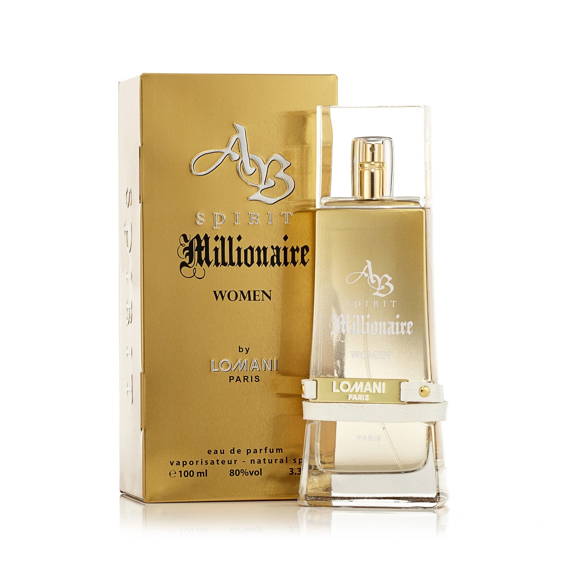 AB Spirit Millionaire by Lomani Eau de Parfum 3.3 oz Spray for Women