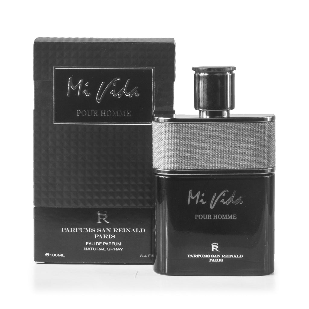 Mi Vida Pour Homme Eau de Parfum Spray for Men 3.4 oz.