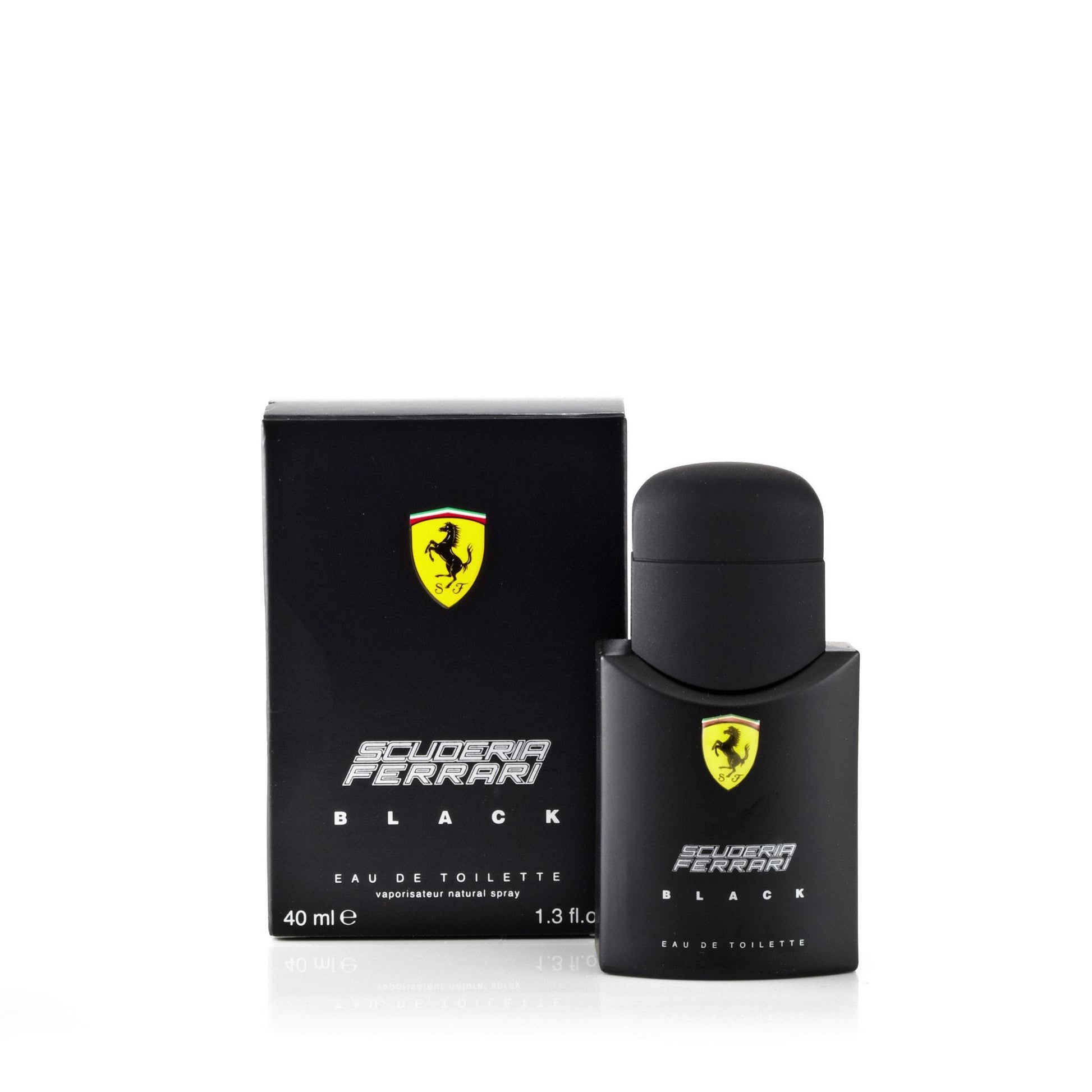 Black Eau de Toilette Spray for Men by Ferrari, Product image 1