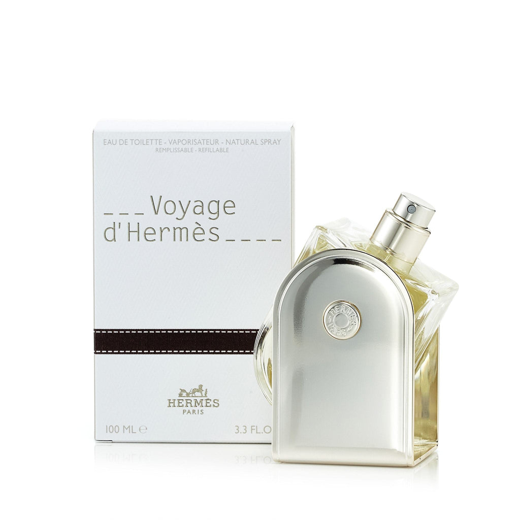 Voyage Eau de Toilette Refillable Spray for Men by Hermes 3.3 oz.