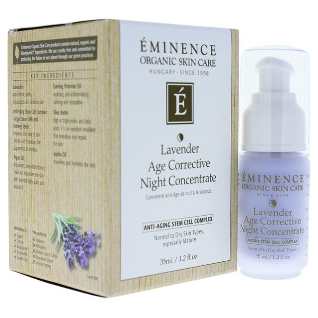 Lavender Age Corrective Night Concentrate by Eminence for Unisex - 1.2 oz Serum, Product image 1