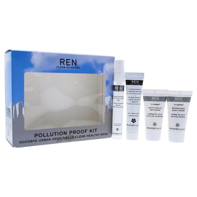 Pollution Proof Kit by REN for Unisex - 4 Pc Kit, Product image 1