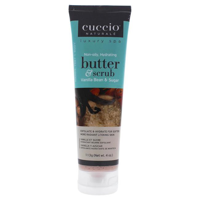 Butter and Scrub - Vanilla Bean and Sugar by Cuccio for Unisex - 4 oz Scrub