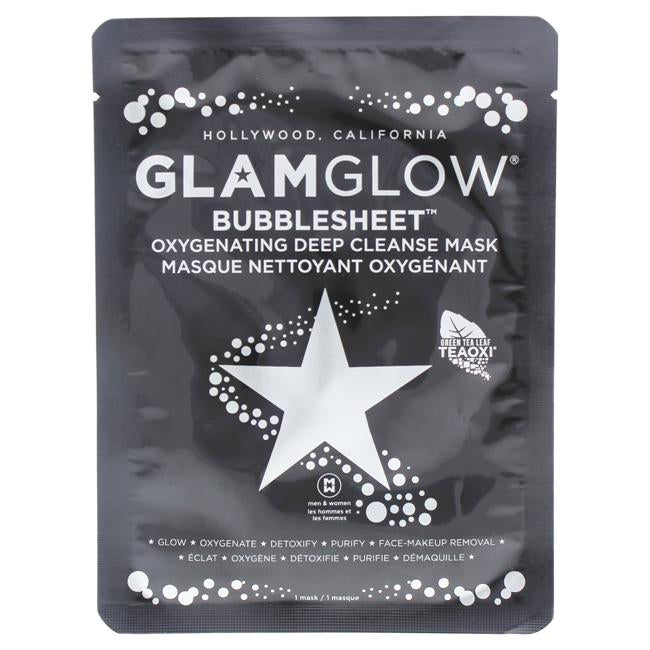 Bubblesheet Oxygenating Deep Cleanse Mask by Glamglow for Women - 1 Pc Mask