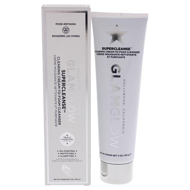 Supercleanse Clearing Cream-To-Foam Cleanser by Glamglow for Women - 5 oz Cleanser, Product image 1