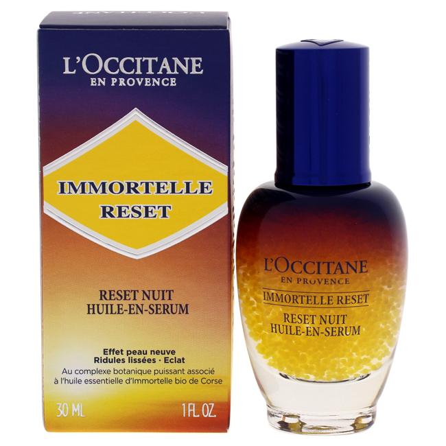 Immortelle Reset Overnight Reset Oil-In Serum by LOccitane for Women - 1 oz Serum, Product image 1