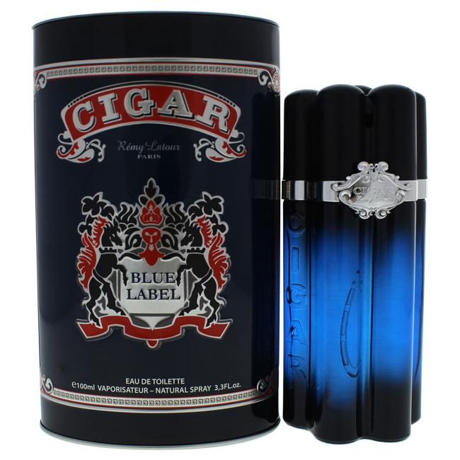 Cigar Blue Label by Remy Latour for Men -  Eau de Toilette Spray, Product image 1