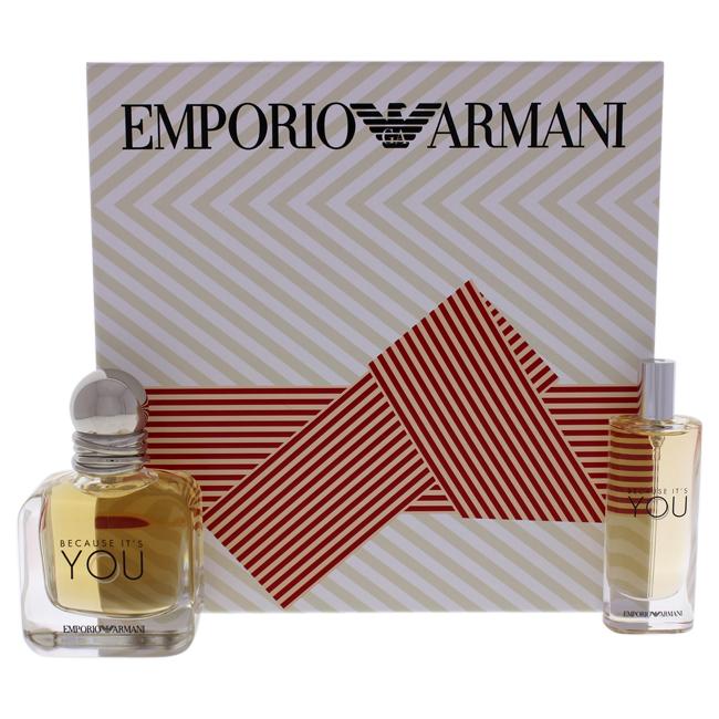 Because It Is You by Emporio Armani for Women - 2 Pc Gift Set, Product image 1