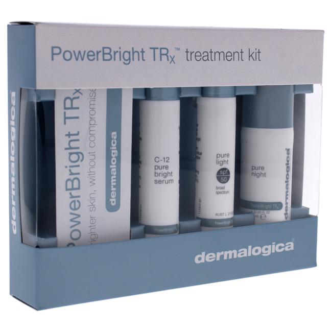 Powerbright TRx Treatment Kit by Dermalogica for Unisex - 3 Pc 0.33oz C-12 Pure Bright Serum, 0.33oz Pure Light Spf 50, 0.33oz Pure Night