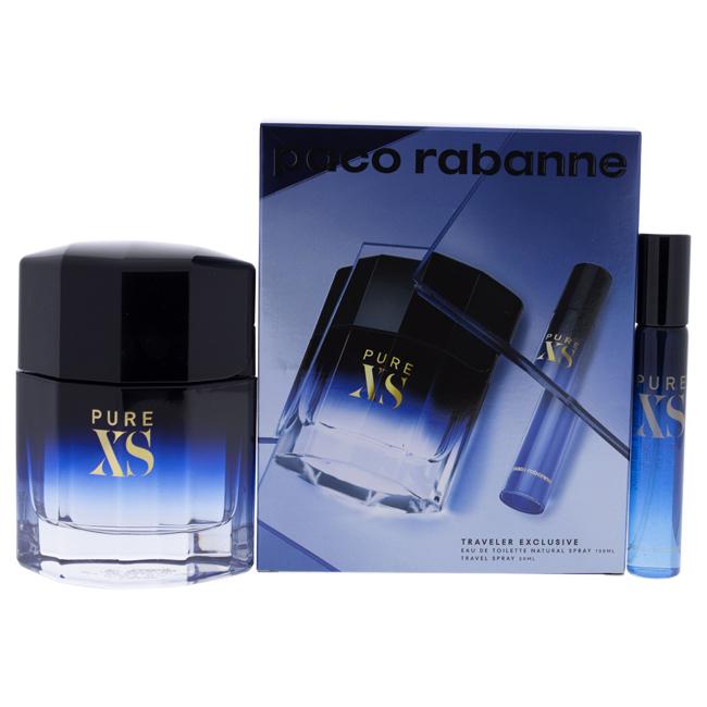 Pure XS by Paco Rabanne for Men - 2 Pc Gift Set