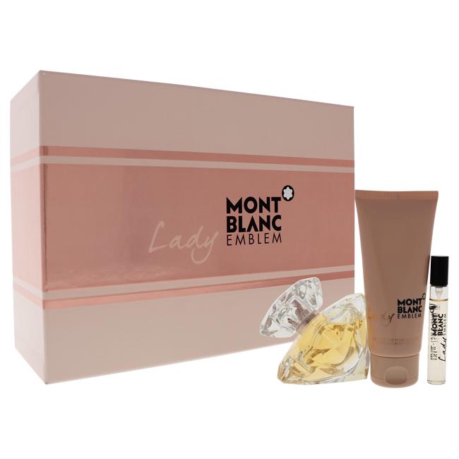Mont Blanc Lady Emblem by Mont Blanc for Women - 3 Pc Gift Set, Product image 1