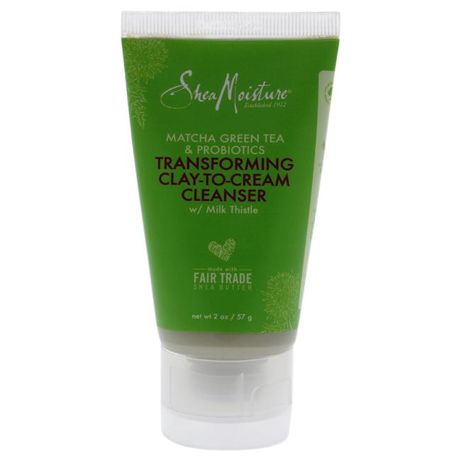 Matcha Green Tea and Probiotics Transforming Clay-To-Cream Cleanser by Shea Moisture for Unisex - 2 oz Cleanser
