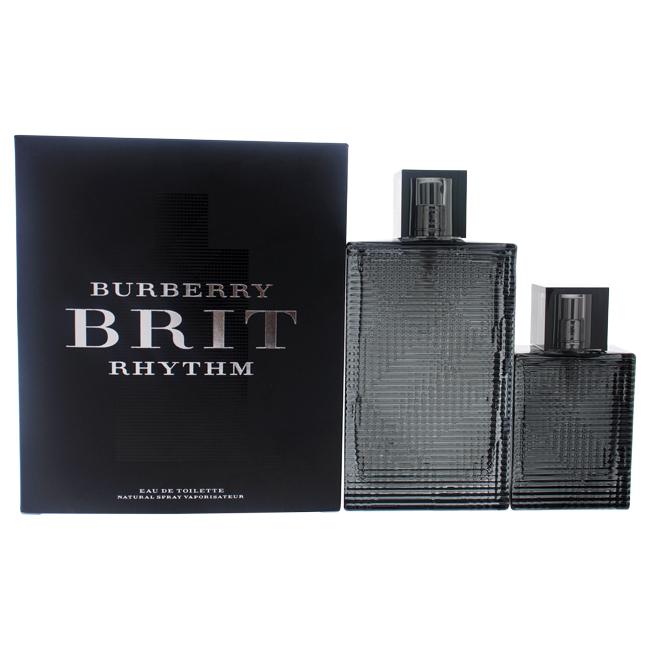 Burberry Brit Rhythm by Burberry for Men - 2 Pc Gift Set