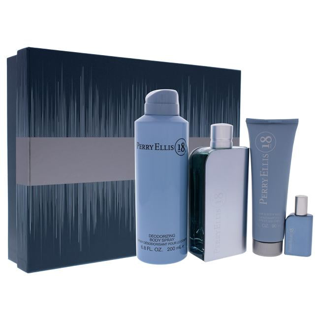 Perry Ellis 18 by Perry Ellis for Men - 4 Pc Gift Set