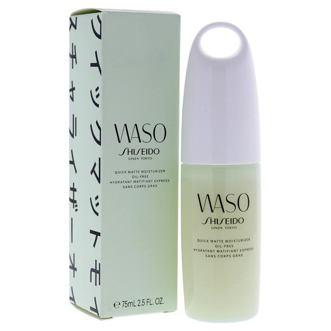 Waso Quick Matte Moisturizer Oil-Free by Shiseido for Women - 2.5 oz Moisturizer