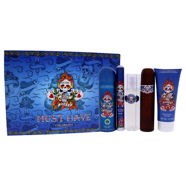 Cuba Wild Heart by Cuba for Men - 5 Pc Gift Set, Product image 1
