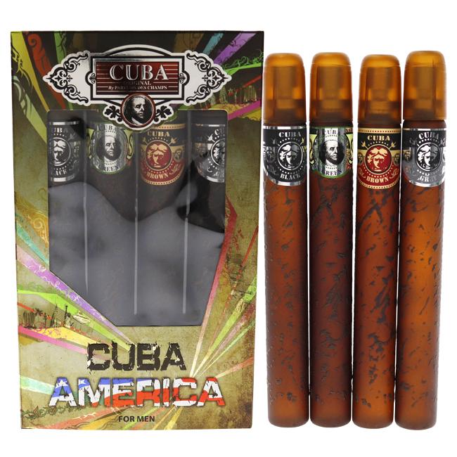 Cuba America by Cuba for Men - 4 Pc Gift Set