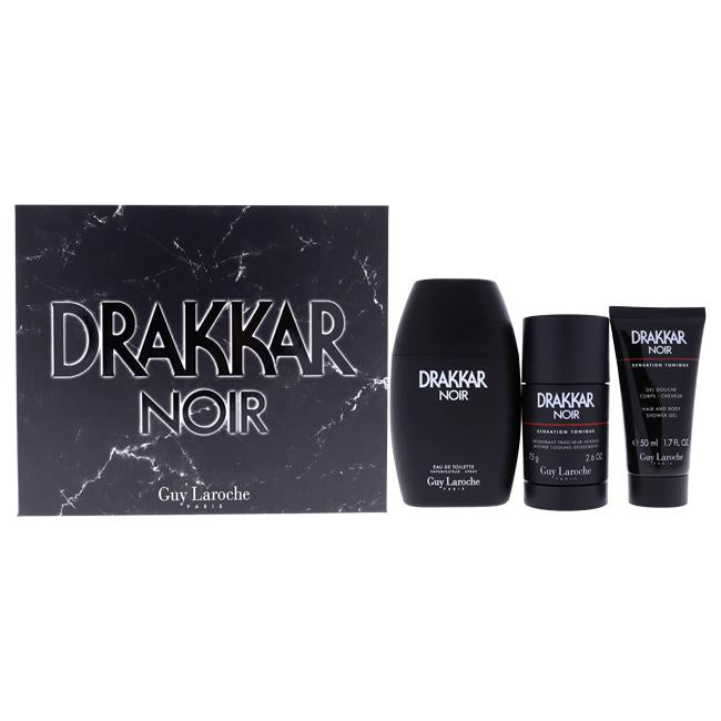Drakkar Noir by Guy Laroche for Men - 3 Pc Gift Set, Product image 1