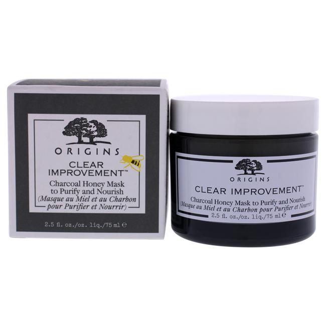 Clear Improvement Charcoal Honey Mask to Purify and Nourish by Origins for Unisex - 2.5 oz Mask