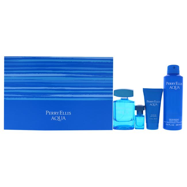 Perry Ellis Aqua by Perry Ellis for Men - 4 Pc Gift Set, Product image 1