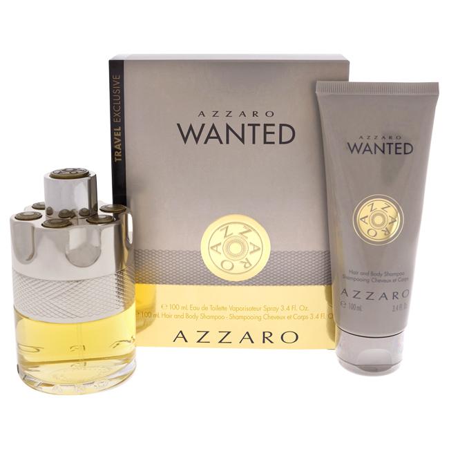 Azzaro Wanted by Azzaro for Men - 2 Pc Gift Set