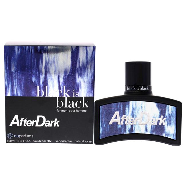 Black Is Black After Dark by Nuparfums for Men -  EDT Spray, Product image 1