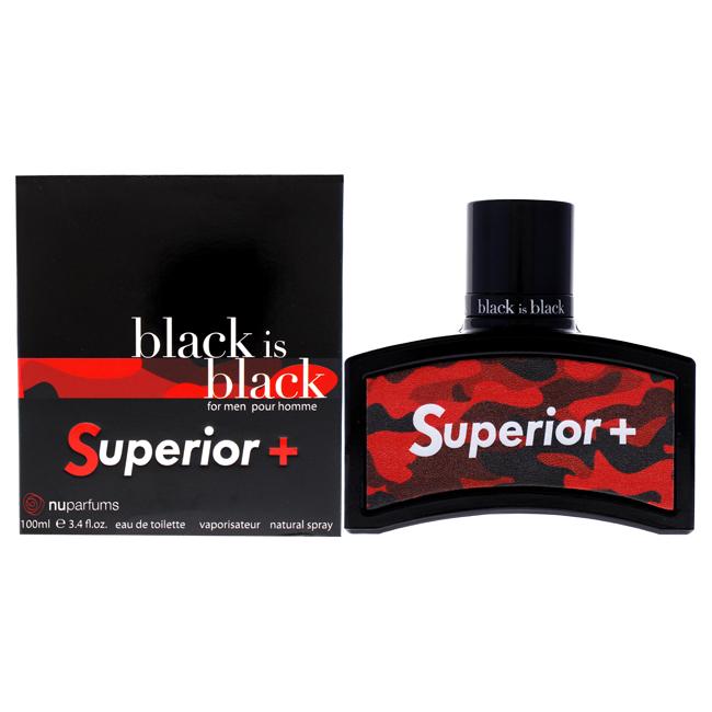 Black Is Black Superior by Nuparfums for Men -  EDT Spray