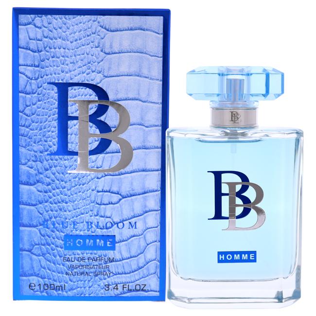 Large Perfume Cologne Bottle - Blue