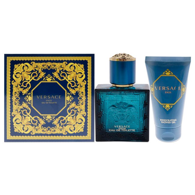 Versace Eros by Versace for Men - 2 Pc Gift Set