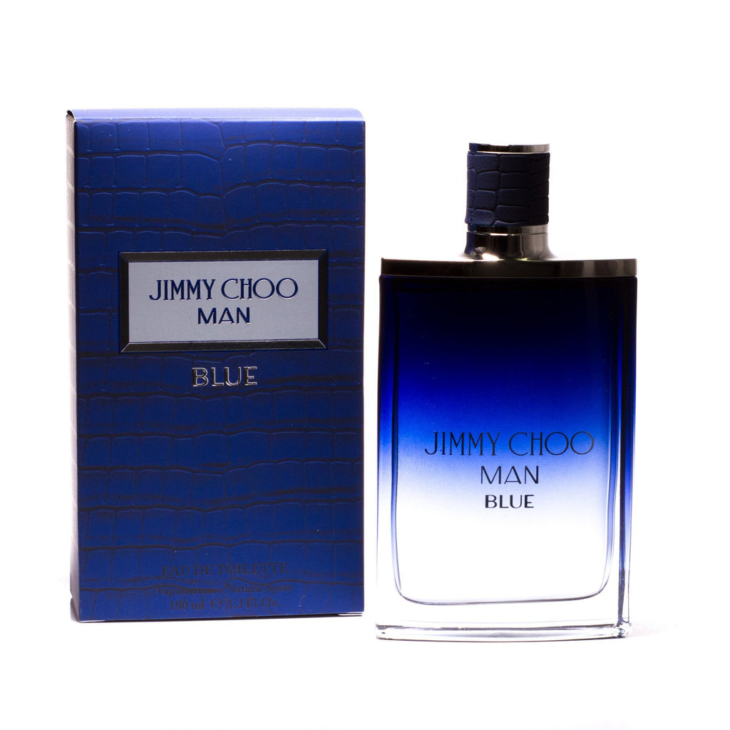 Jimmy Choo Blue Eau de Toilette Spray for Men by Jimmy Choo 3.3 oz.