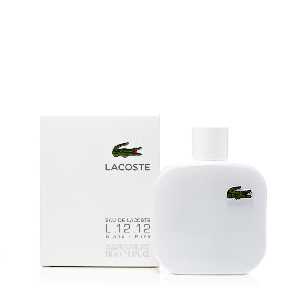 Belyse symmetri brysomme L.12.12 Blanc EDT for Men by Lacoste – Fragrance Outlet