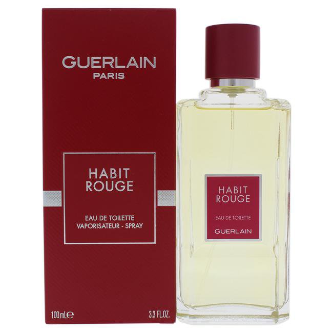 Habit Rouge by Guerlain for Men - Eau de Toilette - EDT/S