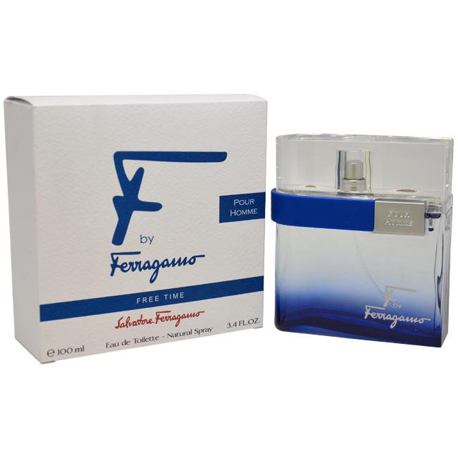 F by Ferragamo Free Time by Salvatore Ferragamo for Men -  Eau de Toilette Spray