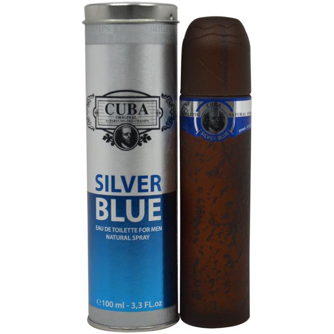 CUBA SILVER BLUE BY CUBA FOR MEN -  Eau De Toilette SPRAY